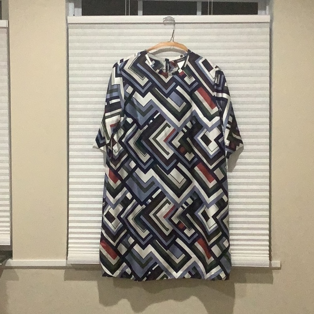 Gorgeous S MaxMara patterned silk dress